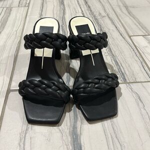 Dolce vita black block heels